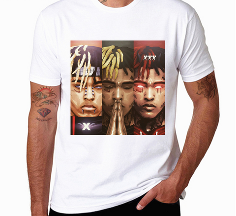 Triple Face XXXTentacion Shirt - QKYPD