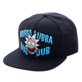 Rick and Morty Wubba Black Snapback - QKYPD