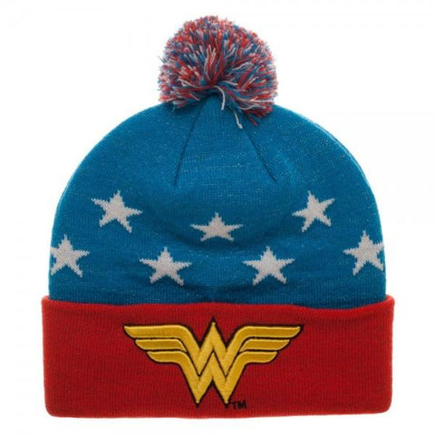 Wonder Woman 3D Embroidery Beanie - QKYPD