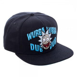 Rick and Morty Wubba Black Snapback - QKYPD